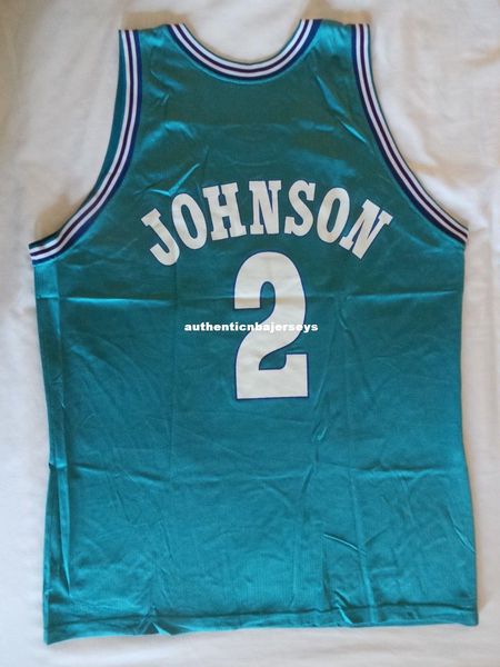 

champion sewn hor sewn larry johnson jersey vintage 90s original mens vest size xs-6xl stitched basketball jerseys ncaa, Black;blue