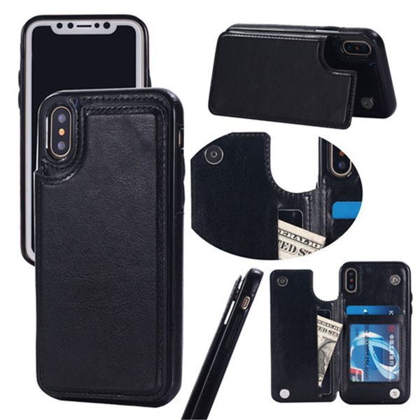 

for iphone 11 11pro 11pro max case multi-function housing flip leather cover for huawei p30 mate20lite for samsung s9 s20ultra