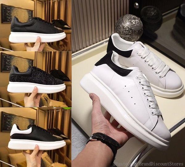 

2019 wholesale promotion fashion casual shoes flats fashion thick sole leather walking shoes outdoors daily dress party sneakers size 36-45