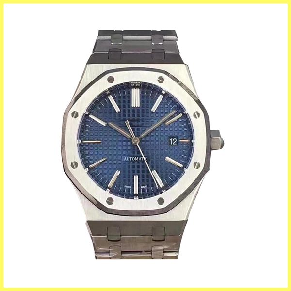 

2020 горячие продажи 42мм швейцарские часы для мужчин автоматическое движение синий циферблат мужские серии royal oak часы из нержавеющей ст