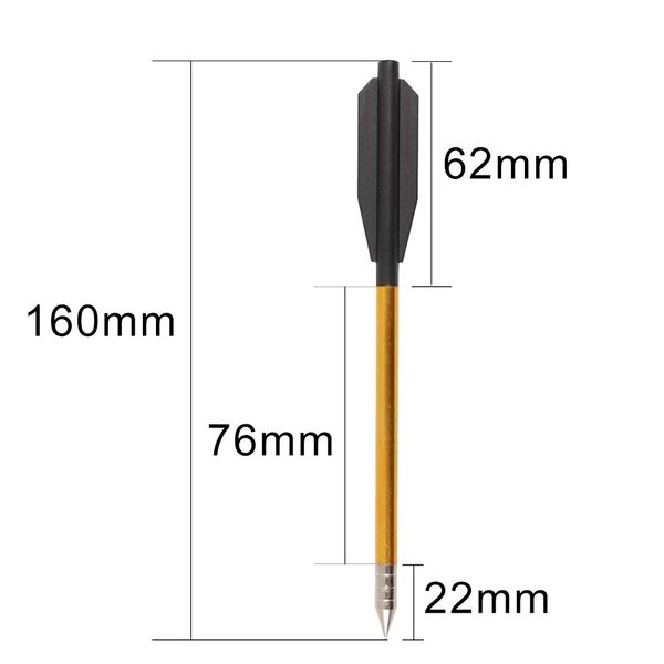 

huntingdoor aluminium crossbow bolts arrows 6.5