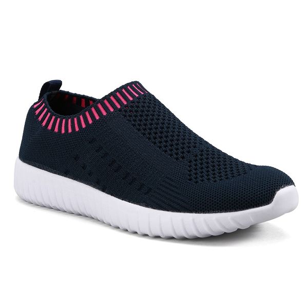 

2020 selling large size women's shoes flying womens sneakers one foot breathable lightweight casual sports running shoes twenty-six