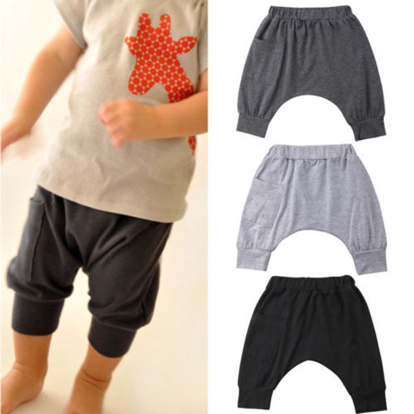 

casual toddler baby kids boy clothing cotton pants panty harem pants casual trousers clothes boys 0-5t, Blue