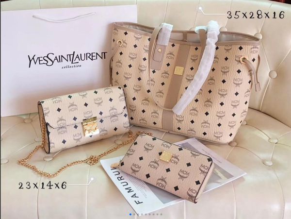 

elegant lady large capacity three-piece messenger bag luxury versatile three-piece messenger bag shopping bag fashion exquisite messengerbag