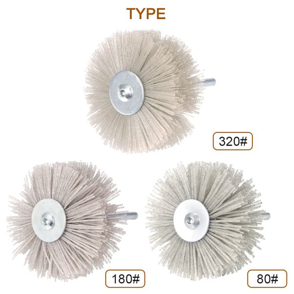

winter deburring buff brush abrasive alumina wire brush head deburring buff wheel polishing for woodworking machining