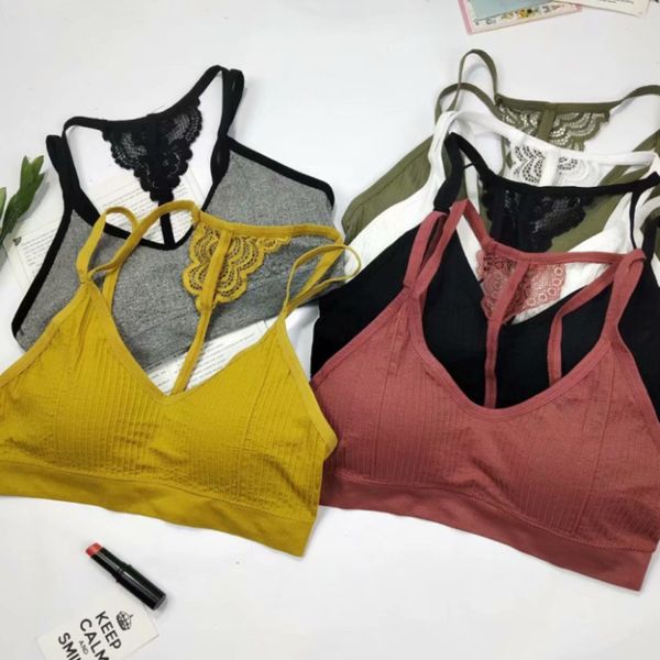 

2019 spring and summer new style korean-style bra push up non-steel ring comfortable seemless beauty back underwear, Red;black