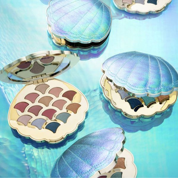 

палитра теней для век с русалкой 14 цветов shimmer matte nude пигментированный алмазный блеск для век с палитрой теней для век