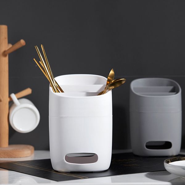 

convenient household chopsticks kitchen storage box chopsticks tube holder spoon barrel creative kitchen accessories kitchen tools