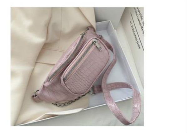 

Shoulder Bag 2020 New Fashion Waist Bags Chest Messenger Bag Solid Color Wild Diagonal Bags/ In Stock