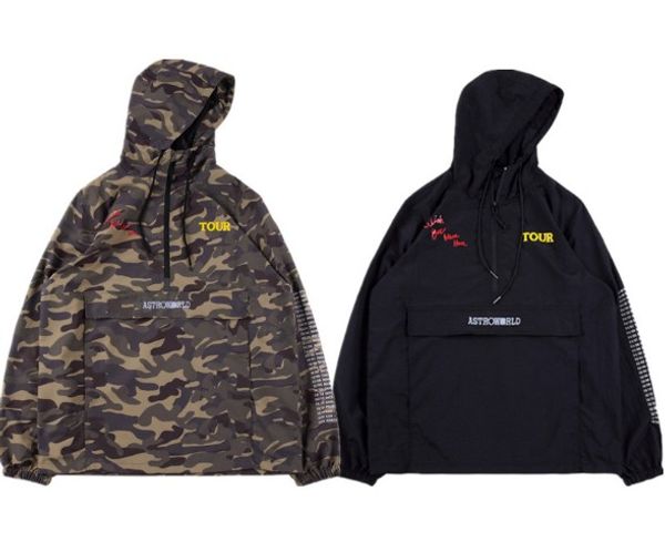 

mens designer hoodies black camouflage travis scott cactus jack jacket smile earth casual windbreaker high street fashion brand sweatshirt