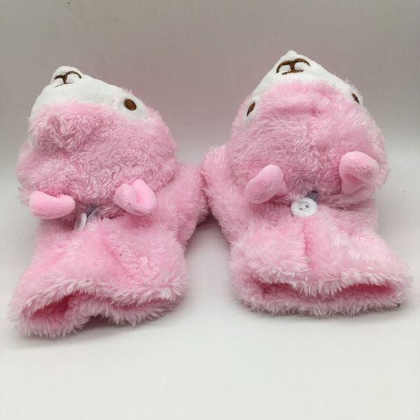 

female winter warmer fashion fingerless glove mittens cute alpaca wool gloves, Blue;gray