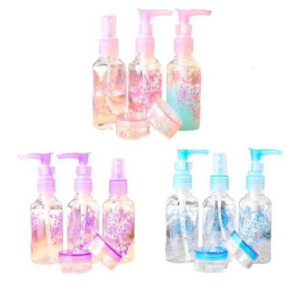 

mini 5pcs travel camping perfume lotion empty bottle sample holder foam bottle bottling bottles delicate bubbles box 1a06