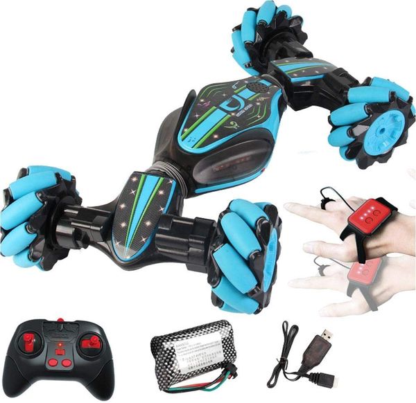 

remote control stunt toy car 2.4g gesture sensing remote control stunt car with four-wheel drive off-road & sports status 45 minutes standb