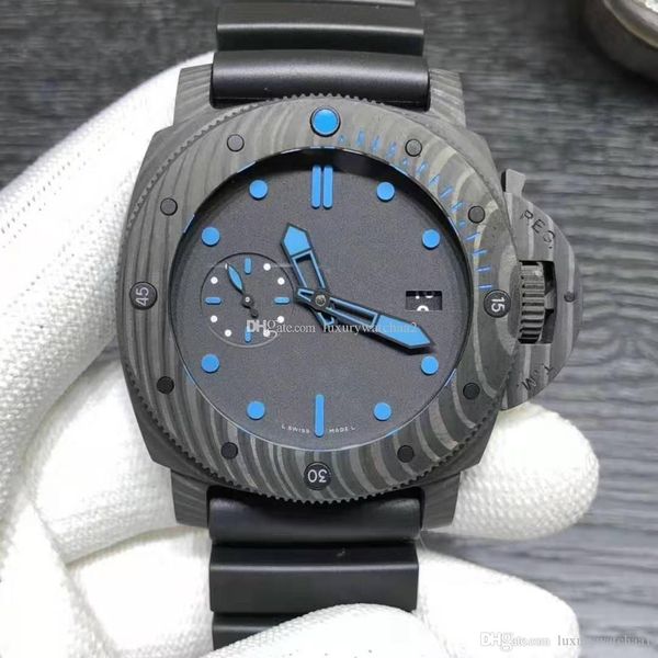 

new luxury mens watches pam01616 submersible luminous military watch automatic mechanical sports special edition wristwatches, Slivery;brown