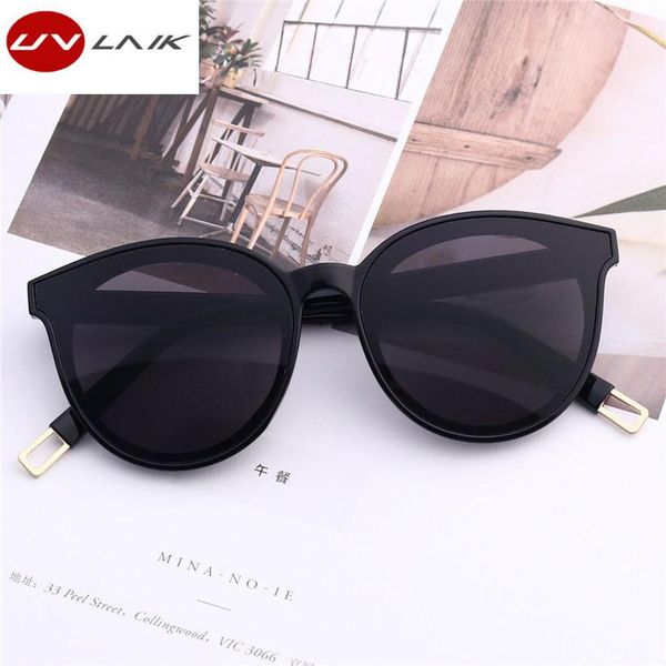 

uvlaik fashion brand designer cat eye women sunglasses oversized sun glasses cat eye vintage female eyewear goggles etnev