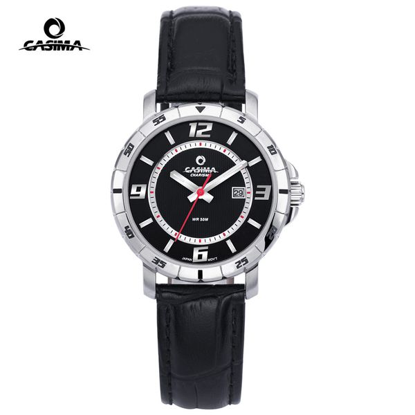 

casima women watches womens waterproof black fashion dress quartz wrist watch clock woman saat, Slivery;brown