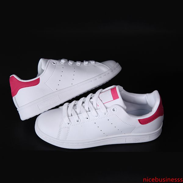 

discount new mens stan smith loafers classic leather breathable college red casual shoes for women stan smith shoes with size36-44