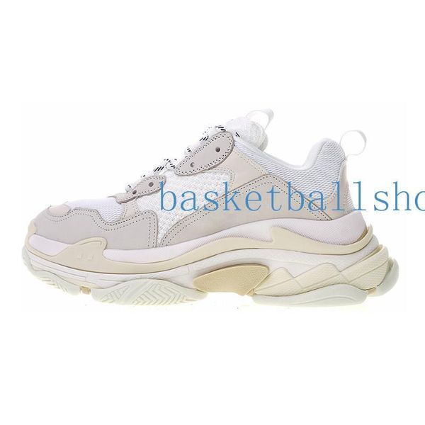 

2019 multi paris triple s designer old dad sneaker combination soles mens womens fashion casual shoes t16, Black