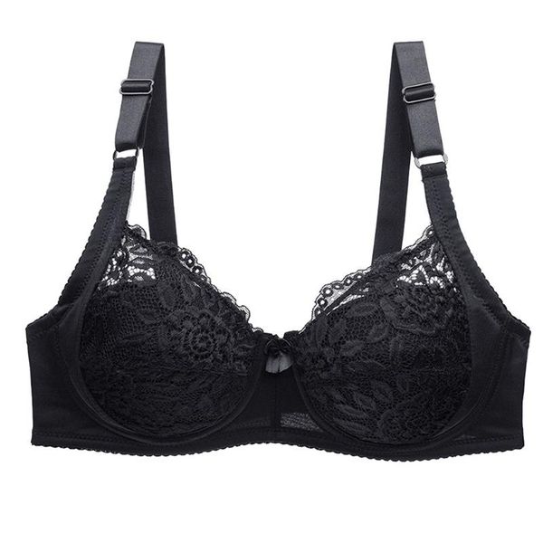 

chamsgend bras for women push up bra big size bras for ladies comfort bralette deep v lingerie female brassiere, Red;black