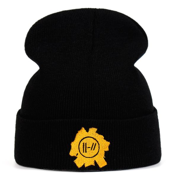 

rock band twenty one pilots beanie cap embroidery cosplay costume accessories knitted hat costume accessory gifts warm winter