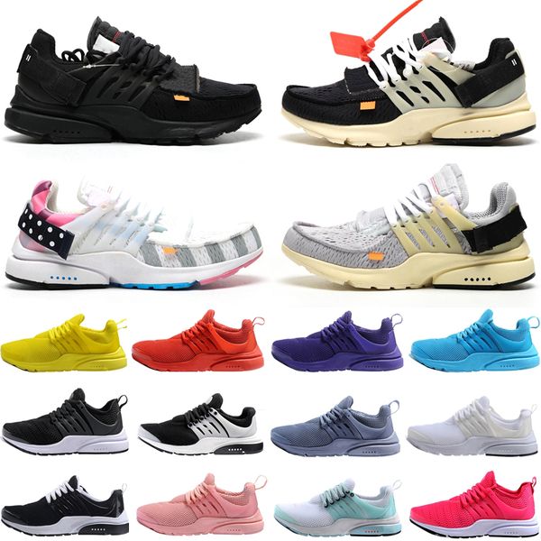 

2020 react br qs breathe presto 2.0 black yellow white men women running shoes prestos ultra jogging walking trainers sport sneakers 36-45