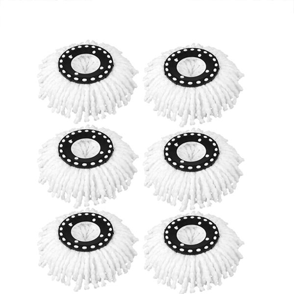 

6pcs household 360 rotating mop head for spinning mop parts floor tools