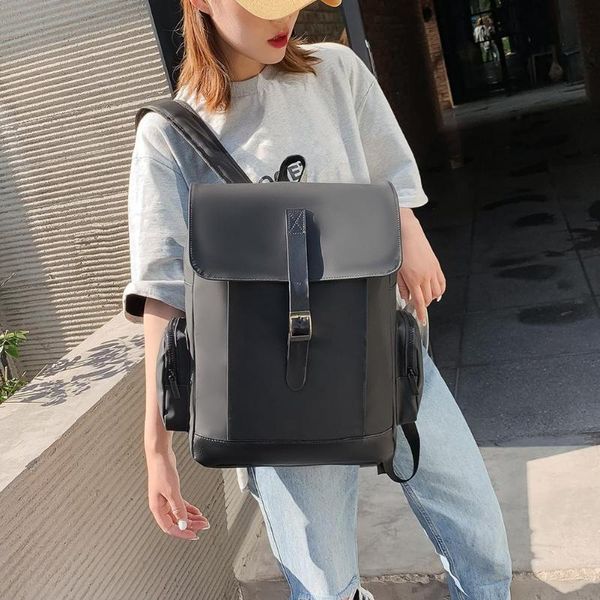 

fashion men backpacks boy nylon travel casual large lapshoulder bags for teenager school bags 2019 selling