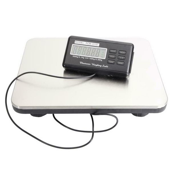 

660lbs lcd digital пола bench scale почтовая платформа доставка / pet 300kg взвешивание