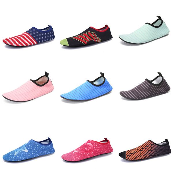 

swimming shoes water sports diving socks kids adults summer beach socks sneakers breathable fabric quick drying surfing wet suit shoes, Black
