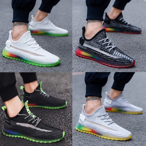 

new original explosion rainbow 4d printed running shoes for mens women red athletic trainers sports sneaker zapatos runner