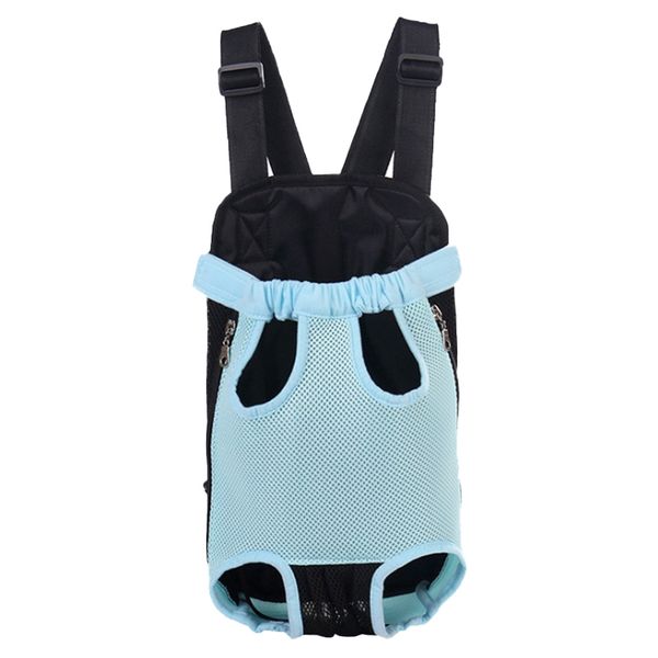 

xl pet backpack denim front kangaroo pouch dog carrier, wide straps