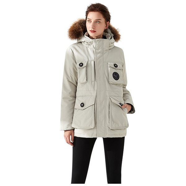 

womens down jackets winter large size long down jacket faux collar loose thick coat winter parka women plus size 2019 #yl10, Black
