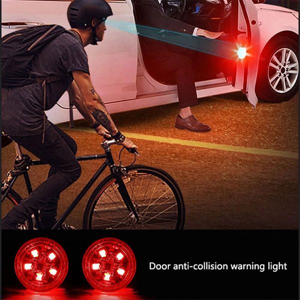

vehemo anti-collision light rear-end light signal cars automotive door safety 2pcs strobe warning