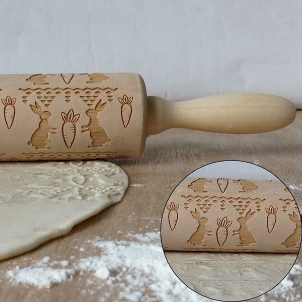 

новая пасха тиснение скалка выпечка печенье лапша печенье fondant торт тесто гравировка roller chick / цветок / яйцо / кролик