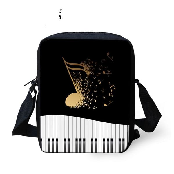 

fashion brand woman mini crossbody bags music note/piano keyboard printed female messenger bags travel shoulder sumka