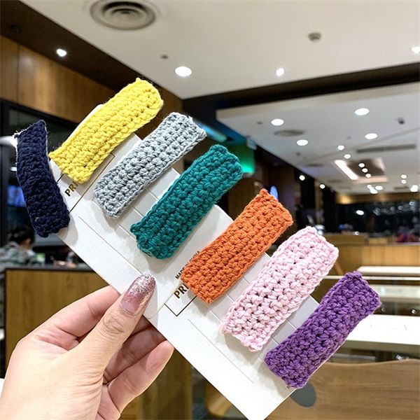 Girls Rib Ribbon Sequins Bowknot Barrettes Cute Hairpin Clip Kids