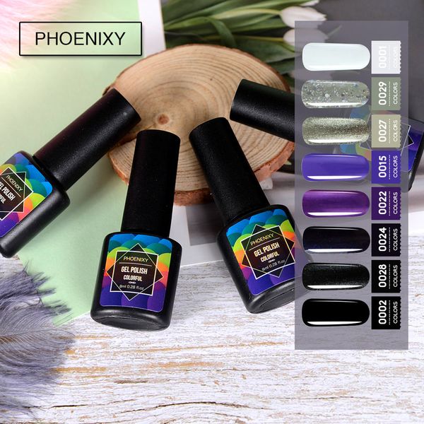 

gel nail polish solid colors nail polish 8ml soak off uv gel glue lacquer manicure art varnish tool