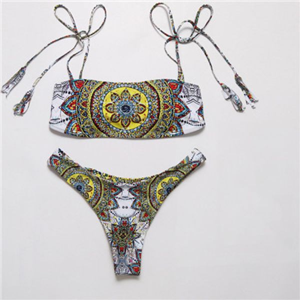 

2019 luxury designer swimwear swimsuit printing triangle bikinis set push up swimwear women biquinis beachwear swim wear bathing suit
