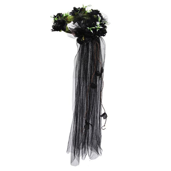 

mingli tengda bride flower veil aestheticism garland seaside on vacation flower pgraphic studio weddding headwear wreath