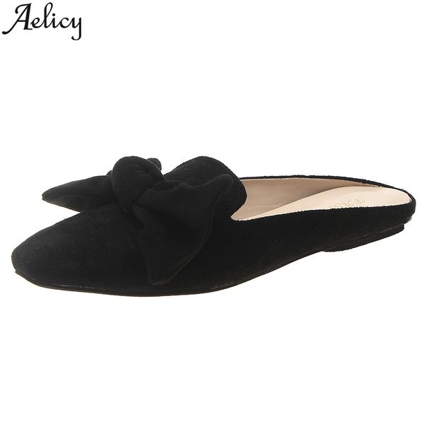 

jaycosin 2019 shoes woman flock sandals women's fashion comfortable non-slip bow buckle sandals summer ladies flats sandalias, Black
