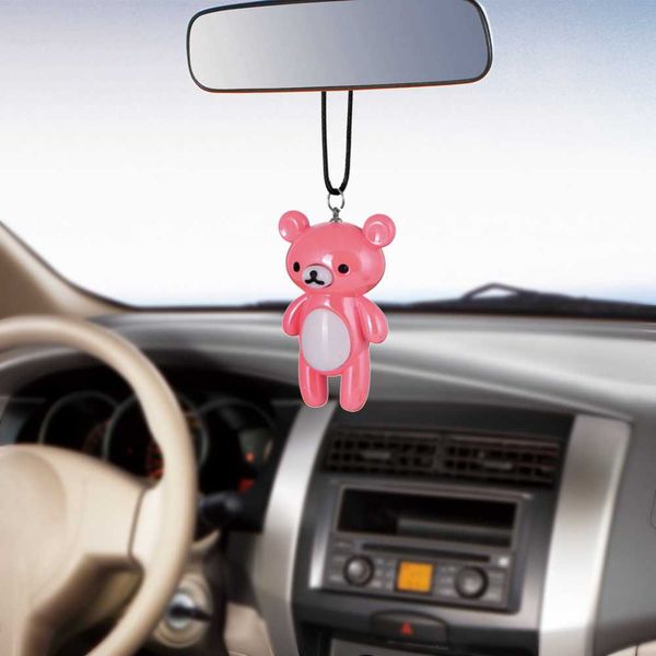 

car pendant hanging acrylic cartoon cute bear automobile interior ornaments decoration rear view mirror accessories car ornament