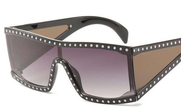 

sunglasses for women online connecting individual large frame sunglasses insert drill uv protection sun glasses, White;black