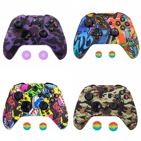 

h1gee scare xot050m soft controller front housing shell faceplate case for xbox one touch with without 3.5mm jack - party