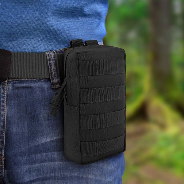 

2pcs tactical компактный пакет водонепроницаемость полезность edc pouch охота molle сумки талия аксессуар жилет сумка для охоты походное