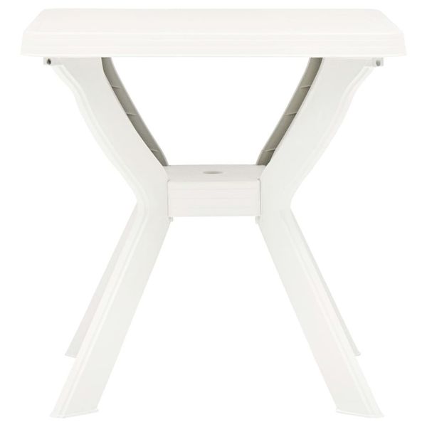 

bistro стол белый 70x70x72 cm пластиковые садовые наборы