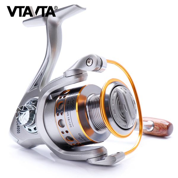 

vtavta metal spool spinning reel 5.2:1 12bb 9kg max drag carp/winter fishing reel baitcasting saltwater fishing accessories