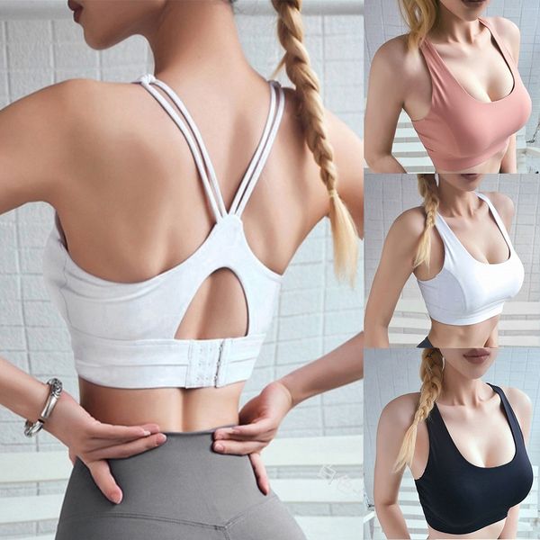 

2020 spring women no steel ring cross extra-elastic breathable sports fitness quick dry bar dropshipping #2842, Red;black