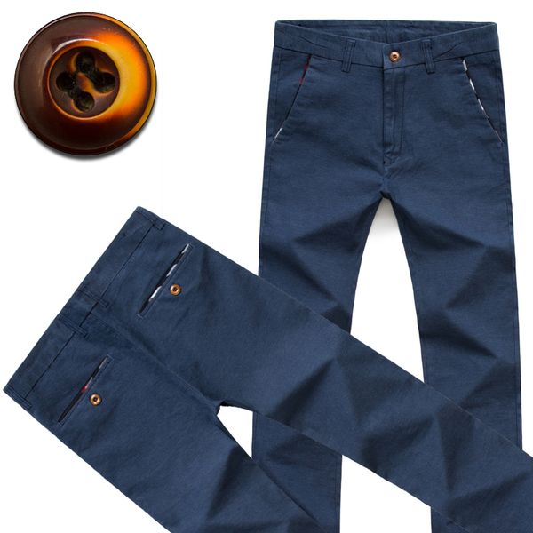 

6 colors summer autumn fashion business or casual style pants men slim straight casual long pants fashion multicolor men, Black