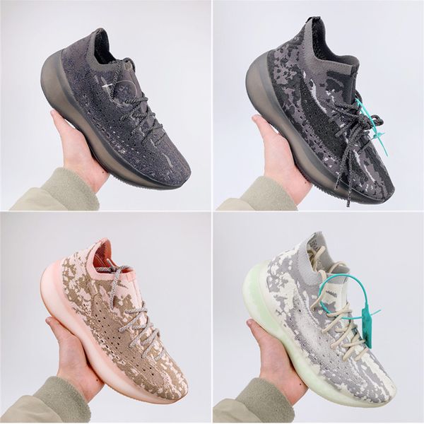 

новые kanye 380 v3 citrin чужой черный белый чужой зеленый желтый розовый кроссовки мужчины женщины открытый повседневная мода кроссовки