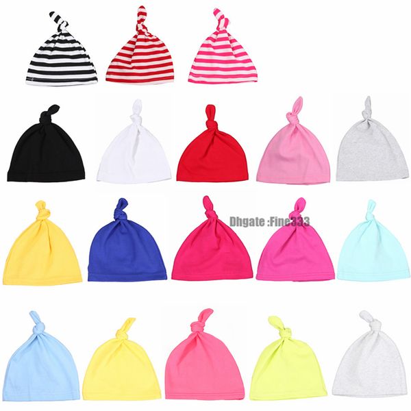 

шапочки для новорожденных с хлопковыми шапочками для девочек, Yellow